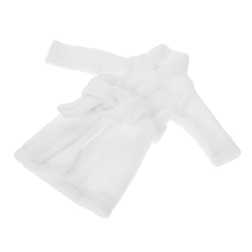 YARNOW Puppen Bademantel für Weihnachtsoutfits Niedliches Kleidungszubehör für Minipuppen für Puppenkleidung und Puppensammlungen Design mit Gürtel Perfekter YARNOW Puppen Bademantel für Weihnachtsoutfits Niedliches Kleidungszubehör für Minipuppen für Puppenkleidung und Puppensammlungen Design mit Gürtel Perfekter von YARNOW