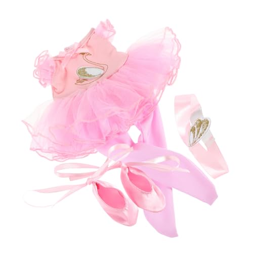 YARNOW Puppen Ballettkleid mit Tanzrock Haarschmuck und Ballettschuhen Puppenkleidung für Babypuppen Vielseitiges Tanzkostüm für Rollenspiele und Aufführungen YARNOW Puppen Ballettkleid mit Tanzrock Haarschmuck und Ballettschuhen Puppenkleidung für Babypuppen Vielseitiges Tanzkostüm für Rollenspiele und Aufführungen von YARNOW