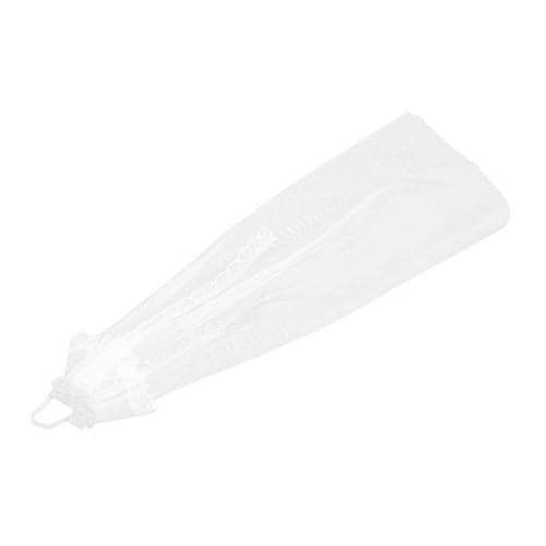 YARNOW Puppen Hochzeitsschleier für Puppen Eleganter Haarschmuck für Hochzeiten Partys und Fotoshootings Handgefertigtes Accessoire mit Einzigartigem Design und Weißem Schleier von YARNOW