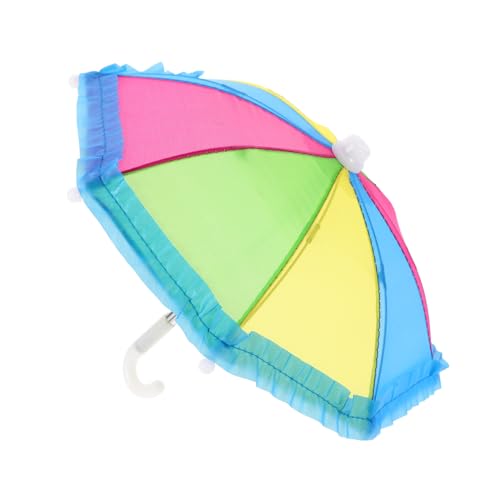 YARNOW Puppen Regenschirm Zubehör Bunte Regenbogen Regenschirme für Puppen Outdoor Zubehör für Kreatives und Sammeln Einzigartiges Design für Puppenlooks YARNOW Puppen Regenschirm Zubehör Bunte Regenbogen Regenschirme für Puppen Outdoor Zubehör für Kreatives und Sammeln Einzigartiges Design für Puppenlooks von YARNOW