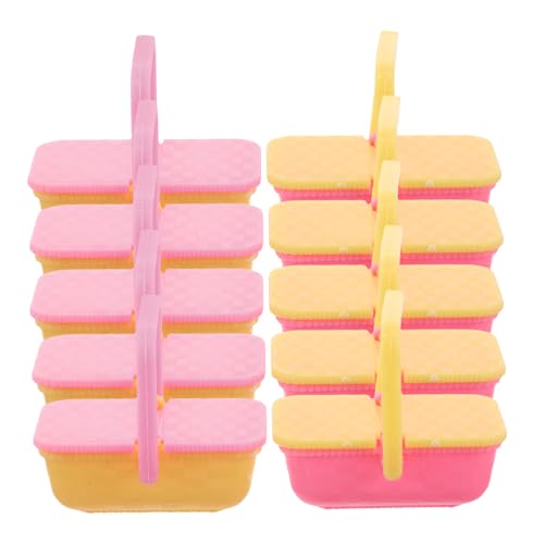 YARNOW Puppen-einkaufskorb Miniatur-Zeug Minikorb Mit Griff Einkaufskorb Für Mini-picknickkörbe Kleiner Korb Mini- Miniaturspielzeug Mini Körbe Plastik Zufällige Farbe von YARNOW