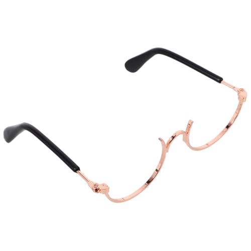 YARNOW Puppenbrille Miniatur Rahmen Metallrand für Puppenkleidung Stylische Eyewear Accessoires Vielseitig für Doll Dress Up Realistische Halbbrillen für Puppenmode YARNOW Puppenbrille Miniatur Rahmen Metallrand für Puppenkleidung Stylische Eyewear Accessoires Vielseitig für Doll Dress Up Realistische Halbbrillen für Puppenmode von YARNOW