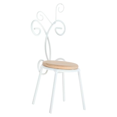 YARNOW Puppenhaus -Accessoire Mini-Schminkstuhl Mini-Schlafzimmer schmücken Mini-Stuhl Mini -Hausdekoration Mini-Hausdekoration Mini Möbel Miniaturstuhl Eisen Weiß YARNOW Puppenhaus -Accessoire Mini-Schminkstuhl Mini-Schlafzimmer schmücken Mini-Stuhl Mini -Hausdekoration Mini-Hausdekoration Mini Möbel Miniaturstuhl Eisen Weiß von YARNOW