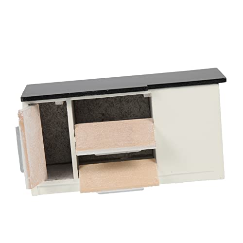 YARNOW Puppenhaus Ausstattung Mini Möbel Holzschrank Miniaturhaus Dekoration Zubehör für Miniatur Puppenhaus von YARNOW