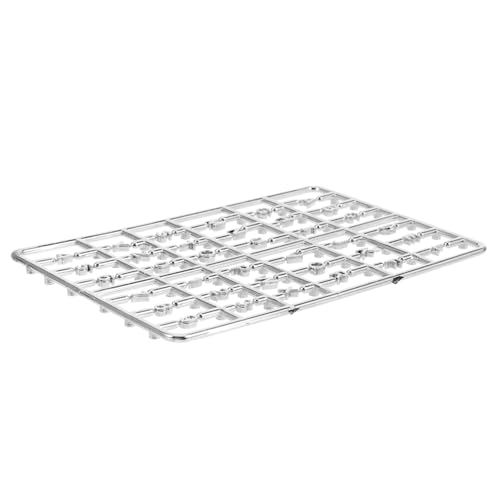 YARNOW Puppenhaus Briefkasten Miniaturhaus Puppenhausmöbel winziges Briefe Zubehör für kleine Haustüren Deko-Accessoires für kleine Häuser Plastik Silber von YARNOW