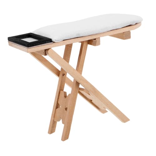 YARNOW Puppenhaus Bügeltisch dekoratives Mini-Bügeltischmodell Miniatur-Bügelbrett Mini-Bügelbretter Miniatur-Eisentisch Mini-Hausversorgung Mini-Hausbügeltisch Holz Beige YARNOW Puppenhaus Bügeltisch dekoratives Mini-Bügeltischmodell Miniatur-Bügelbrett Mini-Bügelbretter Miniatur-Eisentisch Mini-Hausversorgung Mini-Hausbügeltisch Holz Beige von YARNOW