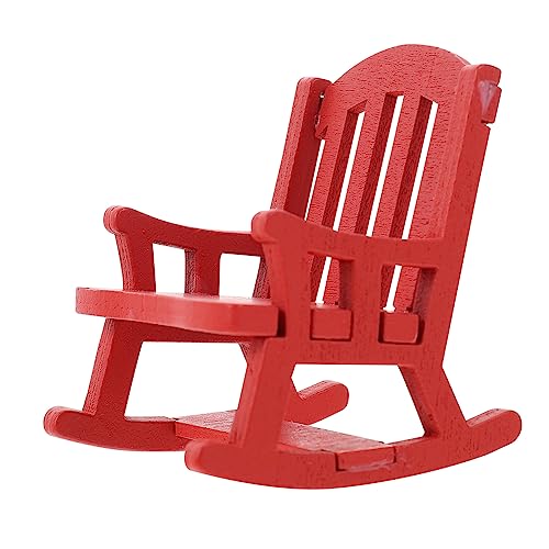 YARNOW Puppenhaus Deko Miniaturmöbel Für Fotografie Mini Zubehör Rote Farbe Tragbar Und Langlebig von YARNOW