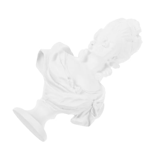 YARNOW Puppenhaus Deko Handgefertigte Mini Kopfstatue Langlebige Kunstfigur für Mini Haus Dekoration Stilvolles Harz Ornament für Büro und Zuhause von YARNOW