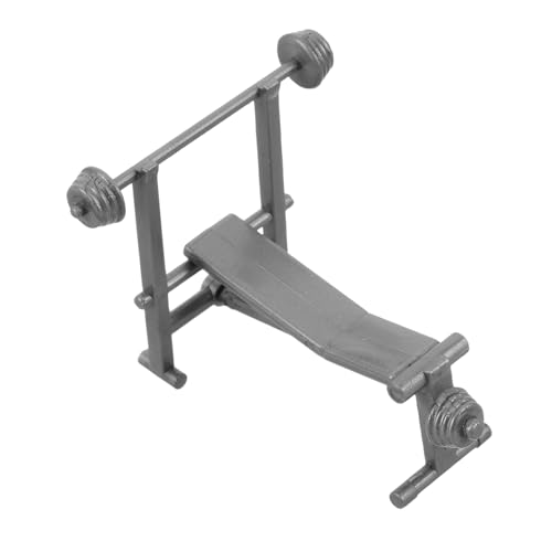 YARNOW Puppenhaus Mini-hantelbank Mit Hanteln Puppenhaus-fitnessgeräte-Set Miniatur-fitnesszubehör Für Puppenhaus YARNOW Puppenhaus Mini-hantelbank Mit Hanteln Puppenhaus-fitnessgeräte-Set Miniatur-fitnesszubehör Für Puppenhaus von YARNOW