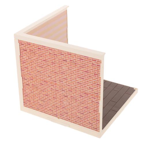YARNOW Miniatur Puppenhaus Hintergrund Wand Dekoration für Selbstgemacht Basteln 3D Miniaturhaus Zubehör Puppenhaus Schmücken Stabil und Langlebig für Sammler und Bastler von YARNOW