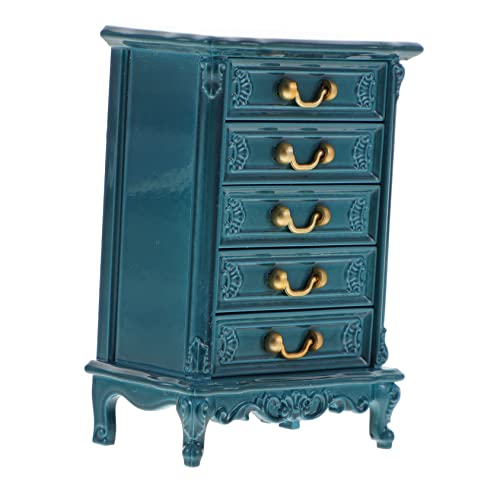 YARNOW Puppenhaus Möbel Blauer Hochschrank Für Realistische Dekoration Für Mini Häuser Bastelarbeiten Und Spielzeuglandschaften Für Kreatives YARNOW Puppenhaus Möbel Blauer Hochschrank Für Realistische Dekoration Für Mini Häuser Bastelarbeiten Und Spielzeuglandschaften Für Kreatives von YARNOW