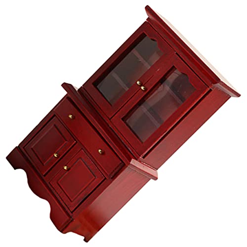 YARNOW Puppenhaus Möbel Holz Europäisches Design Kleine Regalvitrine für Puppenhaus Dekoration Handliches Miniaturmöbel für DIY Hauslandschaft YARNOW Puppenhaus Möbel Holz Europäisches Design Kleine Regalvitrine für Puppenhaus Dekoration Handliches Miniaturmöbel für DIY Hauslandschaft von YARNOW