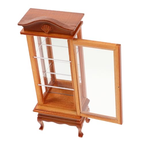 YARNOW Puppenhaus-Schrankmodell möbel Mini- -Esszimmer Mini-Bücherregal für Mini-Bücher puppenhaus Miniatur bausatz selber Machen Dollhouse Decor Holz Light Brown YARNOW Puppenhaus-Schrankmodell möbel Mini- -Esszimmer Mini-Bücherregal für Mini-Bücher puppenhaus Miniatur bausatz selber Machen Dollhouse Decor Holz Light Brown von YARNOW