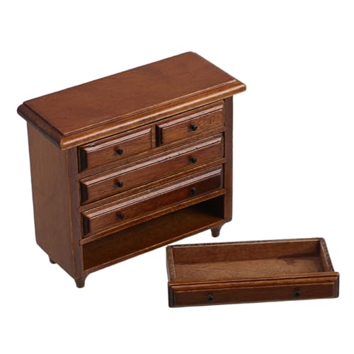YARNOW Puppenhaus Side Table Vintage Stil Robustes Möbelstück für Wohnzimmerszene im Puppenhaus von YARNOW