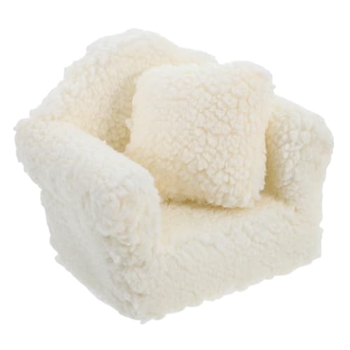 YARNOW Puppenhaus Sofa mit Kissen Gepolstertes Stoffsofa für Puppenhauszubehör und Stilvolle Miniaturmöbel Gemütliches Design für Puppenhaus Schlafzimmer und Wohnzimmer YARNOW Puppenhaus Sofa mit Kissen Gepolstertes Stoffsofa für Puppenhauszubehör und Stilvolle Miniaturmöbel Gemütliches Design für Puppenhaus Schlafzimmer und Wohnzimmer von YARNOW