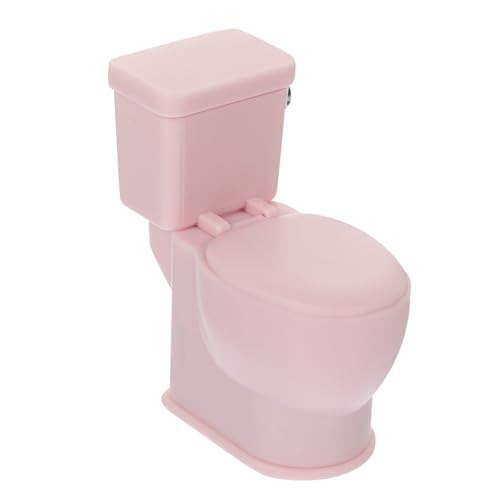 YARNOW Puppenhaus Toilette Miniaturmodell Realistische Mini Badezimmer Deko Für Puppenstuben Für Minihäuser Und Landschaftsdekoration Mit Schickem Design von YARNOW