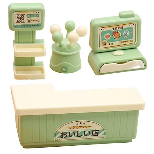 YARNOW Puppenhaus Zubehör Kasse Kunststoff Miniatur Grüner Kassenapparat Sicher Glatte Oberfläche Pädagogisch für Rollenspiel Geeignet YARNOW Puppenhaus Zubehör Kasse Kunststoff Miniatur Grüner Kassenapparat Sicher Glatte Oberfläche Pädagogisch für Rollenspiel Geeignet von YARNOW