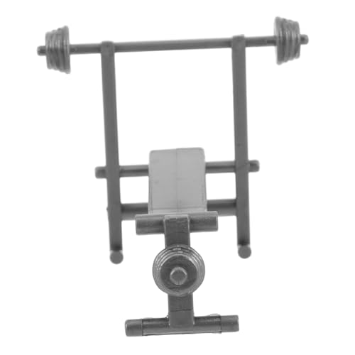 YARNOW Puppenhaus-fitnessgeräte Mini-puppenhaus-zubehör Miniaturmöbel Miniatur-langhantel-Ornament Puppenhauszubehör Lebensechte Langhantelspielzeuge Plastik Grey YARNOW Puppenhaus-fitnessgeräte Mini-puppenhaus-zubehör Miniaturmöbel Miniatur-langhantel-Ornament Puppenhauszubehör Lebensechte Langhantelspielzeuge Plastik Grey von YARNOW