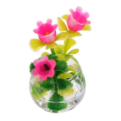 YARNOW Puppenhaus-simulations-topfpflanze Künstliche Pflanzen Kleine Pflanzen Kunstpflanzen Indoor Klein Miniatur-puppenhausblumen Mini-Blumen-puppenhaus in Vase Glas YARNOW Puppenhaus-simulations-topfpflanze Künstliche Pflanzen Kleine Pflanzen Kunstpflanzen Indoor Klein Miniatur-puppenhausblumen Mini-Blumen-puppenhaus in Vase Glas von YARNOW