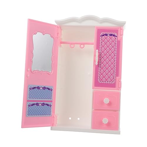 YARNOW Puppenmöbel Für Puppen Rosa Mit Öffnenden Türen Für Kreatives Rollenspiel Und Aufbewahrung Von Puppenkleidern YARNOW Puppenmöbel Für Puppen Rosa Mit Öffnenden Türen Für Kreatives Rollenspiel Und Aufbewahrung Von Puppenkleidern von YARNOW