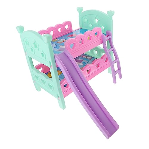 YARNOW Puppenschlafzimmer Zubehör Etagenbett Für Puppenhaus Möbel Für Kreatives Für Puppen Jahren YARNOW Puppenschlafzimmer Zubehör Etagenbett Für Puppenhaus Möbel Für Kreatives Für Puppen Jahren von YARNOW