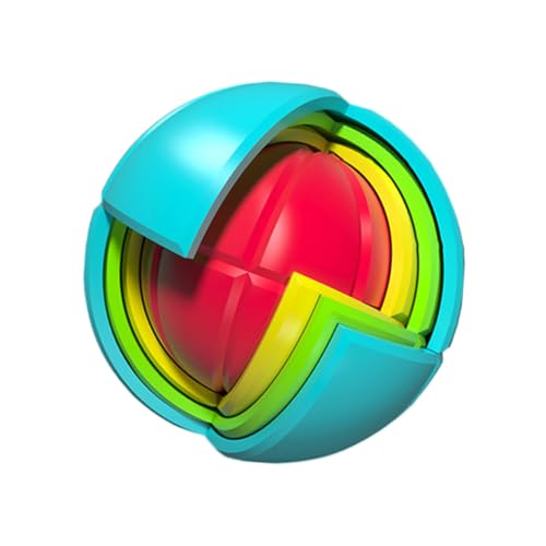 YARNOW Puzzle Ball für Pädagogisches Kreativität und Hand Auge Koordination Lernspielzeug für Mädchen Farbenfrohes Puzzle für Unendlichen Spaß und Entwicklung von YARNOW
