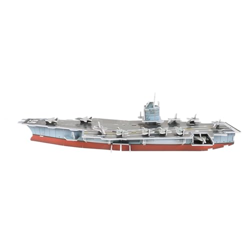 YARNOW Puzzle für Flugzeugträgermodell Modellflugzeugträger Modellbausätze Schiffsmodellbausatz Bausätze für Denksport-Puzzle zum Selbermachen 3D-Puzzles für Erwachsene Karton von YARNOW