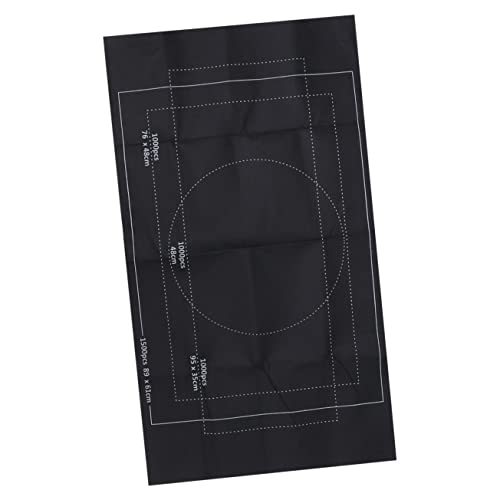 YARNOW Puzzlematte Schwarz Rollbare Spielmatte aus Filz für Puzzle mit Aufblasbarem und Fixierbändern für Teile Praktischer Aufbewahrungstasche YARNOW Puzzlematte Schwarz Rollbare Spielmatte aus Filz für Puzzle mit Aufblasbarem und Fixierbändern für Teile Praktischer Aufbewahrungstasche von YARNOW