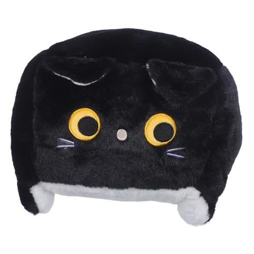 YARNOW Quadratkatze Süße Katze Katzenfigur Stoffkätzchen Stofftierkatze niedliches TierWurfskissen kleine Stoffkatze ausgestopftes Cartoonkissen kurzer Plüsch Schwarz YARNOW Quadratkatze Süße Katze Katzenfigur Stoffkätzchen Stofftierkatze niedliches TierWurfskissen kleine Stoffkatze ausgestopftes Cartoonkissen kurzer Plüsch Schwarz von YARNOW
