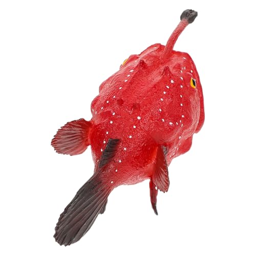 YARNOW Realistische Anglerfisch Mini Meerestiere Figur Kunststoff Meeresbiologie Lernspielzeug für Motorikförderung Wissenschaftlicher Unterricht von YARNOW