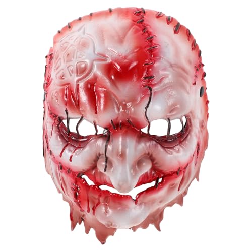 YARNOW Realistische Hexen-horror-masken, Gruselige Karnevals-gesichtsmaske, Halloween-maskenrad, Cosplay, Gruselige Kostüm-requisiten für Geister-rollenspiele, Festival-dekoration YARNOW Realistische Hexen-horror-masken, Gruselige Karnevals-gesichtsmaske, Halloween-maskenrad, Cosplay, Gruselige Kostüm-requisiten für Geister-rollenspiele, Festival-dekoration von YARNOW