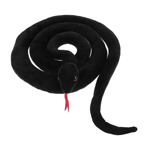 YARNOW Realistische Plüsch Schlange Großes Kuscheltier mit Feiner Verarbeitung Robustem Material und Detailgetreuer als Halloween Deko Aprilscherz oder Party von YARNOW