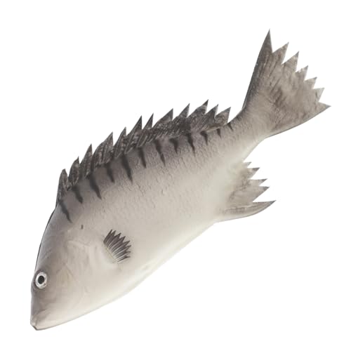 YARNOW Realistisches Fischmodell für Lustiges PU Tiermodell Simuliertes Fischspielzeug Dekorative Fischerkennungsfigur Vielseitig Einsetzbar Fotorequisite oder Kinderspielzeug von YARNOW