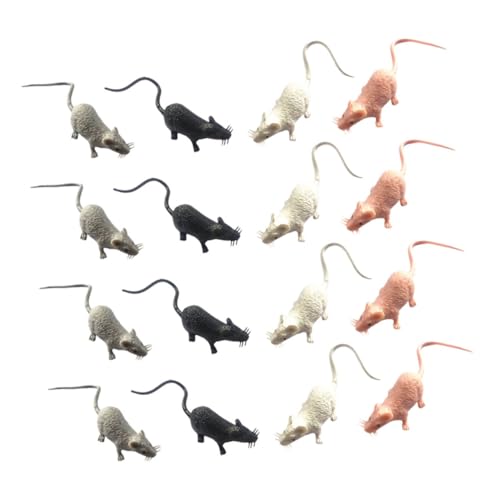 YARNOW Realistisches Mäusespielzeug-Set Miniatur-mausmodelle Künstliche Lebensechte Ratten Für Halloween- von YARNOW