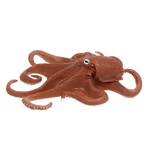 YARNOW Realistisches Octopus Modell aus Kunststoff Dekorative Meeresbewohner Figur für Aquarien und Partys Spielsachen zur Frühförderung und Sammlung von YARNOW