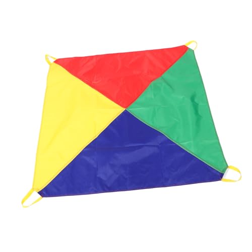 YARNOW Regenbogen -Regenschirmspiel Regenbogenspiele im Freien Kinderspielzeug dekoratives Fallschirmspielzeug Fallschirme zum Trainieren von Fallschirmen Stoff von YARNOW