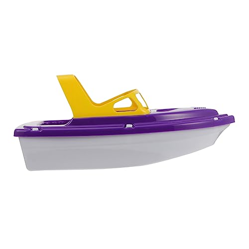 YARNOW Rennboot Kunststoff Sicher Leicht für Badewanne Pool Strand Fördert Farberkennung Glatte Oberfläche für Kleinkinder Spielspaß im Wasser von YARNOW