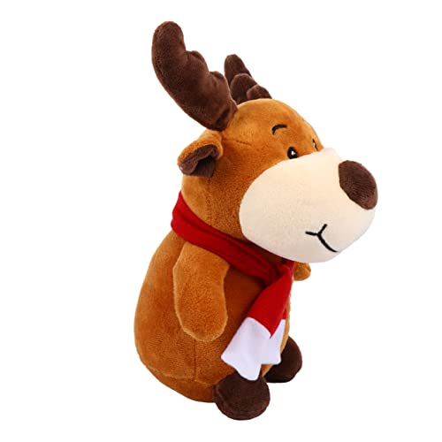 YARNOW Rentier Plüschpuppe Weihnachtsdekoration Kuscheliges Für Niedliches Rentierdesign Für Festliche Anlässe Und Für Freunde Und Familie von YARNOW