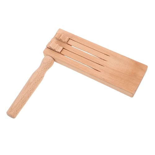 YARNOW Resonanzboden aus Holz mexikanisches Geräuschmacher Windgeräuschemacher Noisemaker Konzert Geräuschemacher Rhythmus-Spielautomat hölzern Beige von YARNOW