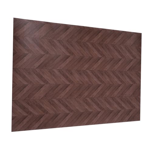 YARNOW Retro -Floor -Requisiten Mädchen Bretter klein Miniaturen Diele für Architekturmodelle Bodenbeläge Mini-Bodenbelag Mini House Decor winzige Hausboden Pu Coffee von YARNOW