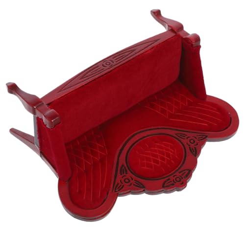 YARNOW Retro Wohnzimmermodell Mini Möbel Gemacht Realistisch Puppencouch Sofa Modern Für Kleines Couchmodell Holz Rot YARNOW Retro Wohnzimmermodell Mini Möbel Gemacht Realistisch Puppencouch Sofa Modern Für Kleines Couchmodell Holz Rot von YARNOW