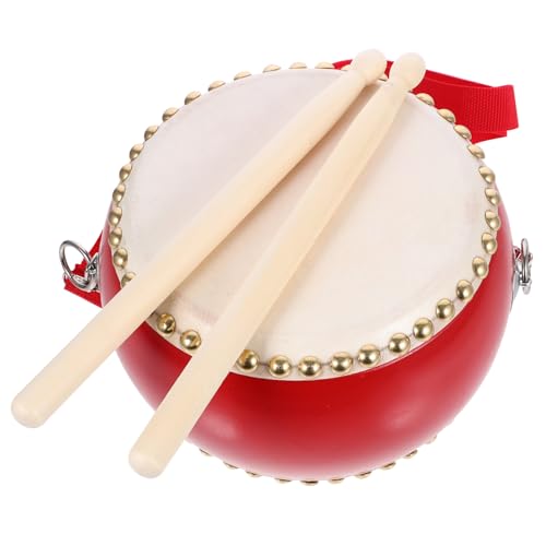YARNOW Rindsleder Trommel Percussion Instrument Mit Sticks Und Verstellbarem Gurt Musikalisches Lernspielzeug Für Jungen Fördert Hand Augen Koordination YARNOW Rindsleder Trommel Percussion Instrument Mit Sticks Und Verstellbarem Gurt Musikalisches Lernspielzeug Für Jungen Fördert Hand Augen Koordination von YARNOW