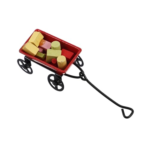 YARNOW Roter Eisenwagen für Robustes Design Vielseitig Einsetzbar Dekoration im Garten YARNOW Roter Eisenwagen für Robustes Design Vielseitig Einsetzbar Dekoration im Garten von YARNOW