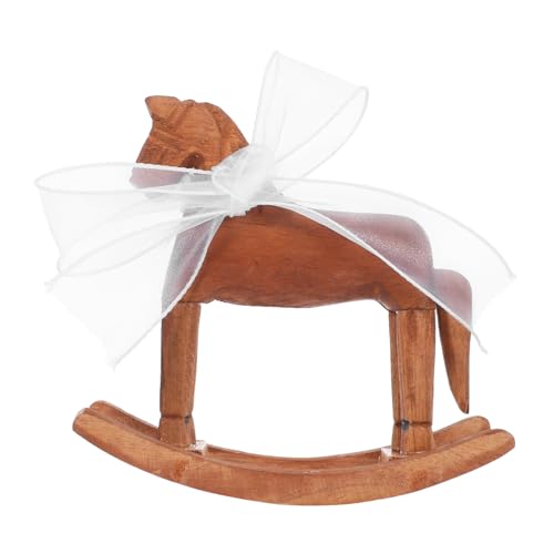 YARNOW Rustikales Holz Tier Ornament für Wohn und Büromöbel Dekoratives Papiergewicht Vielseitige Tisch und Boden Dekoration Vintage Weihnachtsdeko YARNOW Rustikales Holz Tier Ornament für Wohn und Büromöbel Dekoratives Papiergewicht Vielseitige Tisch und Boden Dekoration Vintage Weihnachtsdeko von YARNOW
