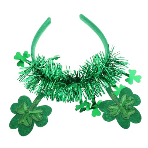 YARNOW Saint Patrick's Day Green Shamrock Hair Bands Irish Headbands For Women Fashionable Festival Hair Accessories For Parties Weddings And Celebrations von YARNOW