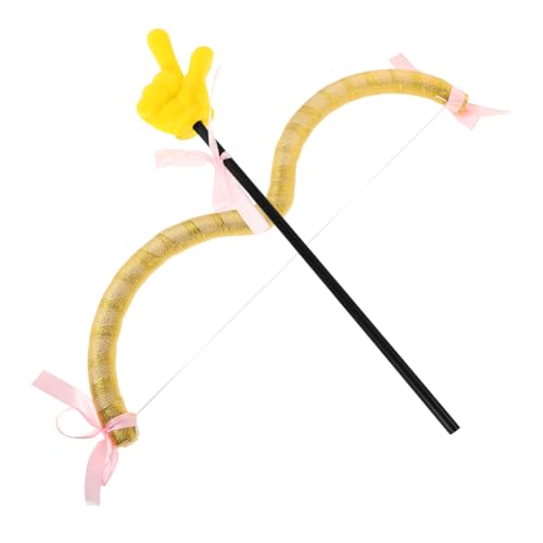 YARNOW Satz Kostüm-Requisiten zum Valentinstag Amor-Halloween-Kostüm Amor- -Stütze Amor Pfeile Amor-Accessoires für Frauen Valentinstag zubehör Plastik Yellow von YARNOW