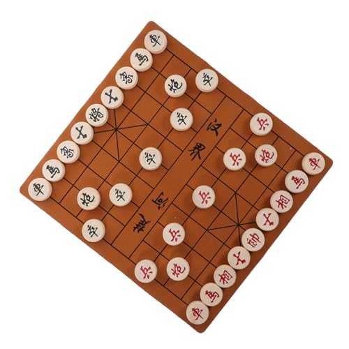 YARNOW Satz Schachbrettspiel Chinesisches Schachbrett Internationales Schach Märchenschach Chinesische Dame Dame-brettspiel Für Reiseschach Chinsee-Schach Leder YARNOW Satz Schachbrettspiel Chinesisches Schachbrett Internationales Schach Märchenschach Chinesische Dame Dame-brettspiel Für Reiseschach Chinsee-Schach Leder von YARNOW