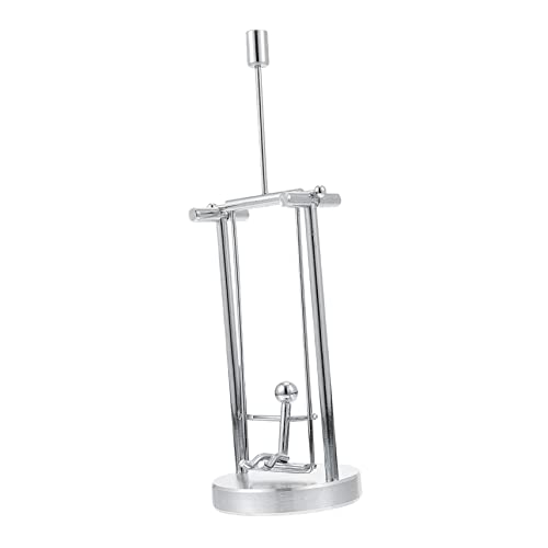 YARNOW Eisenkunst Balance Tumbler Schaukel Spielzeug aus Metall für Schreibtischdekoration Einzigartiges Rotierendes Design Büro Gadgets für und Büro Geschenkideen für Feiern von YARNOW