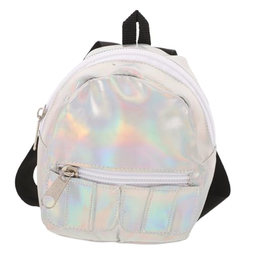 YARNOW Schillernder Puppenrucksack mit Holografischem Design Vielseitiger Kindergarten und Schultasche für Mädchen Auffälliger Rucksack für Snacks und Ausflüge YARNOW Schillernder Puppenrucksack mit Holografischem Design Vielseitiger Kindergarten und Schultasche für Mädchen Auffälliger Rucksack für Snacks und Ausflüge von YARNOW