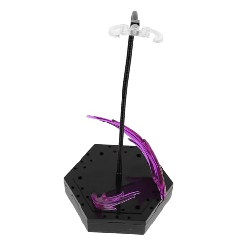 YARNOW Schlangenknochenstent Figurenständer Display Action-Figuren-Regal Puppe Steht Flugständer für Actionfiguren Actionfiguren-Display Figurenhalter Plastik Violett YARNOW Schlangenknochenstent Figurenständer Display Action-Figuren-Regal Puppe Steht Flugständer für Actionfiguren Actionfiguren-Display Figurenhalter Plastik Violett von YARNOW